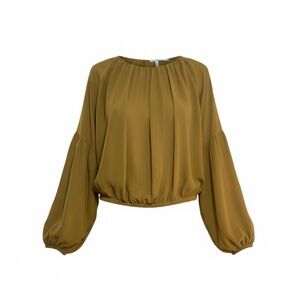 Gianni Bini Long-sleeve Blouse with balloon sleeves in size L